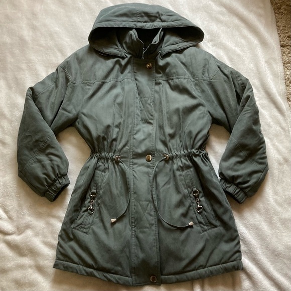 Fleet Street Jackets & Blazers - Fleet Street Green Winter Coat